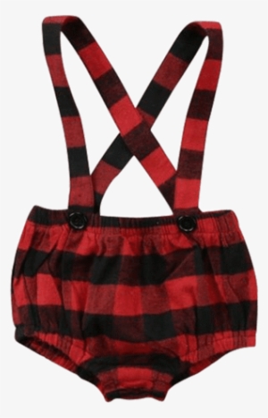 Petite Bello Playsuit 0-6 Months Plaid Suspender Playsuit - Suspenders #3387691