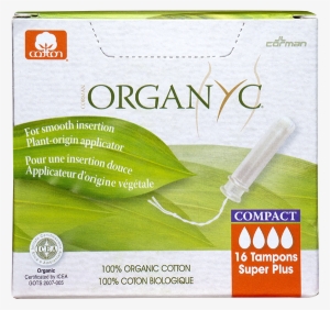 16ct Super Plus Organic Cotton - Tampons Compact Organyc #3388374