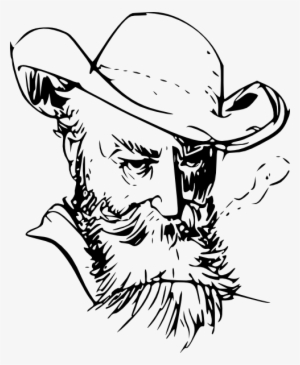 Old Man Face Vector #3388526