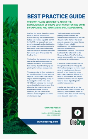 Onecrop Pty Ltd #3388651