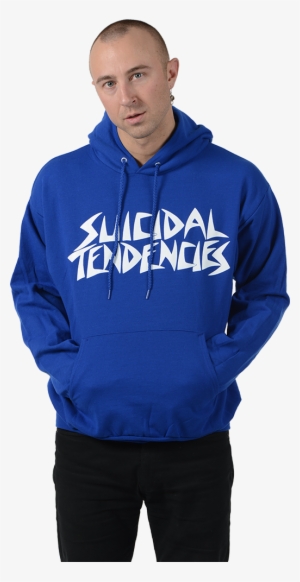 Suicidal Tendencies "possessed" Hooded Sweatshirt - Suicidal Tendencies Hoodie Blue #3390207