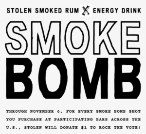 Combine In A Rocks Glass - Smoke Bomb Text Png #3390261