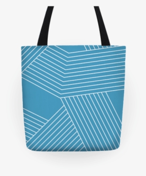 Crosshatch Pattern Tote Tote - Tote Bag #3390416