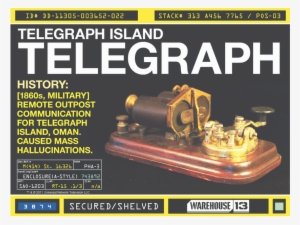 Warehouse 13 Telegraph Island Youth T Shirt #3391638