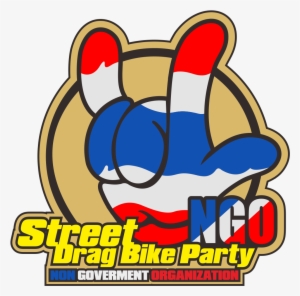 Logo Street Drag Bike Party Vector Cdr & Png Hd - Logo Ngo Thailand #3391696
