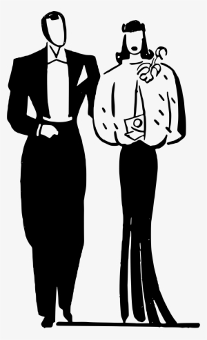 Vector Transparent Anniversary Couple Clipart #3392027