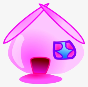 Pink Home 2 Png Clip Arts - Bubble House Clipart #3392281