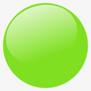 Green Glossy Ball - Green Online Icon Png #3392637
