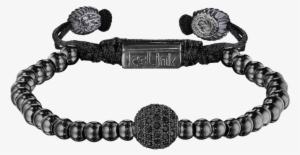 Black Globe Bead Bracelet - Bracelet #3392894