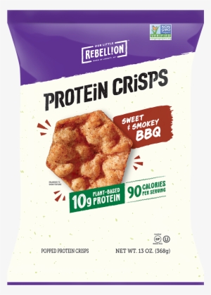13oz Sweet & Smokey Bbq - Our Little Rebellion Protein Crisps #3393310