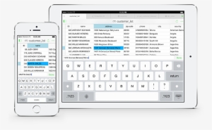 Table Viewer - Divide Symbol On Ipad #3394007