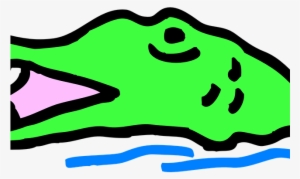 Head Clipart Alligator - Kepala Buaya Animasi #3394014