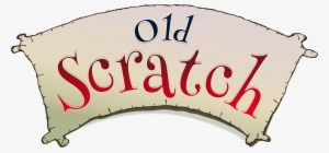Old Scratch Logo Text With Backplate - Scratch #3394973