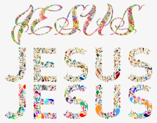Jesus Png Jesus Png Religious Words Word Png Shapes - Geometry #3395231