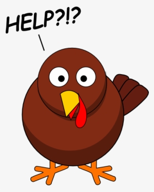 Free Worried Turkey Clipart - Turkey Clip Art #3396030