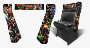 Vintage Marvel Vs Capcom Inspired Graphics Theme For - Sugar Rush Arcade Cabinet #3396687