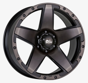 Sandstorm Tungsten Grey Face & Ring / Satin Black Rivets - Hubcap #3396795