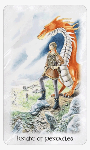Main Menu Knight Of Pentacles - Celtic Dragon Tarot #3396796