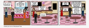 The Meeting Of Zoe And Charlie - Cartoon #3396866
