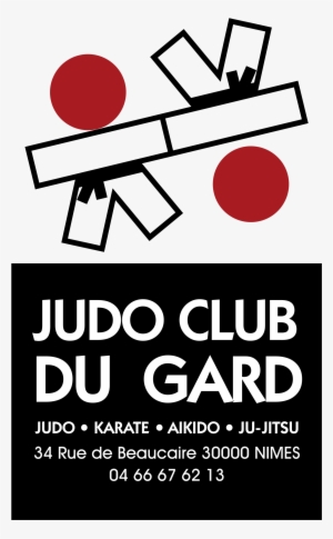 Judo Club Du Gard Logo Png Transparent - Judo #3397010