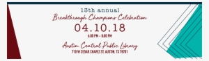 13th Annual Breakthrough Champions Celebration - Texas #3399119