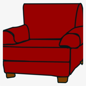 Clipart Armchair Crimson Red Armchair Clip Art At Clker - Armchair Clipart Png #3399271