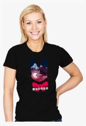 Flying Witch - Womens - T-shirts - Ript Apparel - Ript Apparel The Hunter King - Womens Navy #3399391