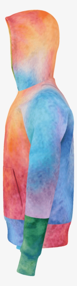Pullover Watercolor Hoodie - Painting #340095