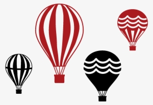 Set Of Four Vintage Hot Air Balloons - Hot Air Balloon #340333