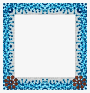 Flower Frame Png Transparent Image - Picture Frame #340394