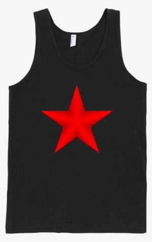 Red Star Fine Jersey Tank Top Unisex By - Shirt #340498