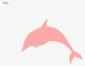 Dolphin Clipart Girl Dolphin - Dolphin Transparent Clipart Pink #340872