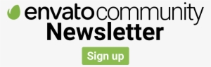 Envato Community Newsletter Sign Up - Logo #341240