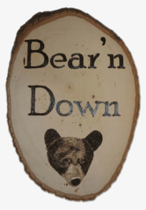 Hand-burned Signs - Grizzly Bear #341261