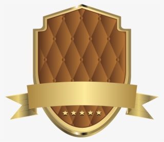 Elegant Label Template Brown Clip Art Png Image - Transparent Shield Logo Template #341708