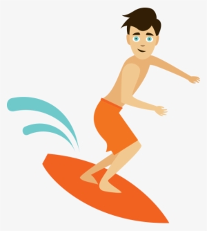 Look For Me - Cartoon Surfer Dude Png #341802
