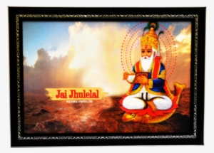 Jai Jhulelal Digital Print Painting - Jhulelal God #342009