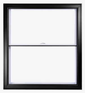 A Black Hybrid Pvc / Aluminum Double Hung Window By - Home Door #342195