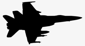 Jet - Air Force Plane Silhouette #342263