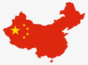 This Free Icons Png Design Of China Map Flag #342432