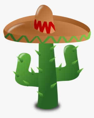 Cactus Png Transparent Image - Mexican Theme Clip Art #342547