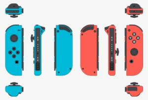 This Image Rendered As Png In Other Widths - Nintendo Switch Joy Con Side #342565