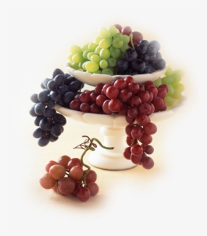 The Queen Of Fruits - Grapes In Bowl Png #342756