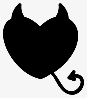 Heart With Tail And Horns Comments - Corazon Con Cuernos #343304