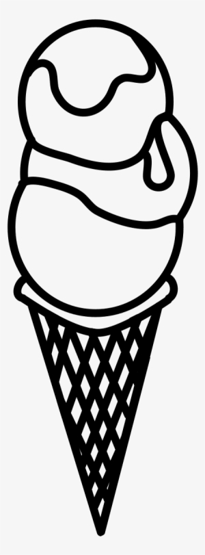 Ice Cream Cones Drawing Sorbet Cucurucho - Ice Cream Icon Png #343716