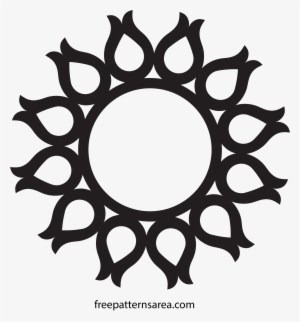 Wall Frame Cnc Cut Ready Template Files - Chain And Sprocket Gear #344650