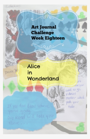 Art Journal Challenge Week Eighteen Alice In Wonderland - Alice In Wonderland Cheshire Cat #345303