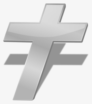 3d Cross Clipart - Cross With A Shadow #345359