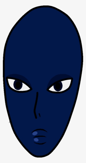 Blue Diamond Face Bykmes - Cartoon #345721