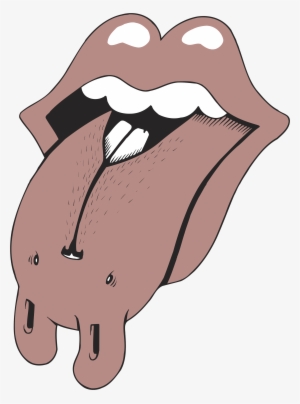 Cotton Mouth Vector Free Stock - Rolling Stones Logo Png #345742